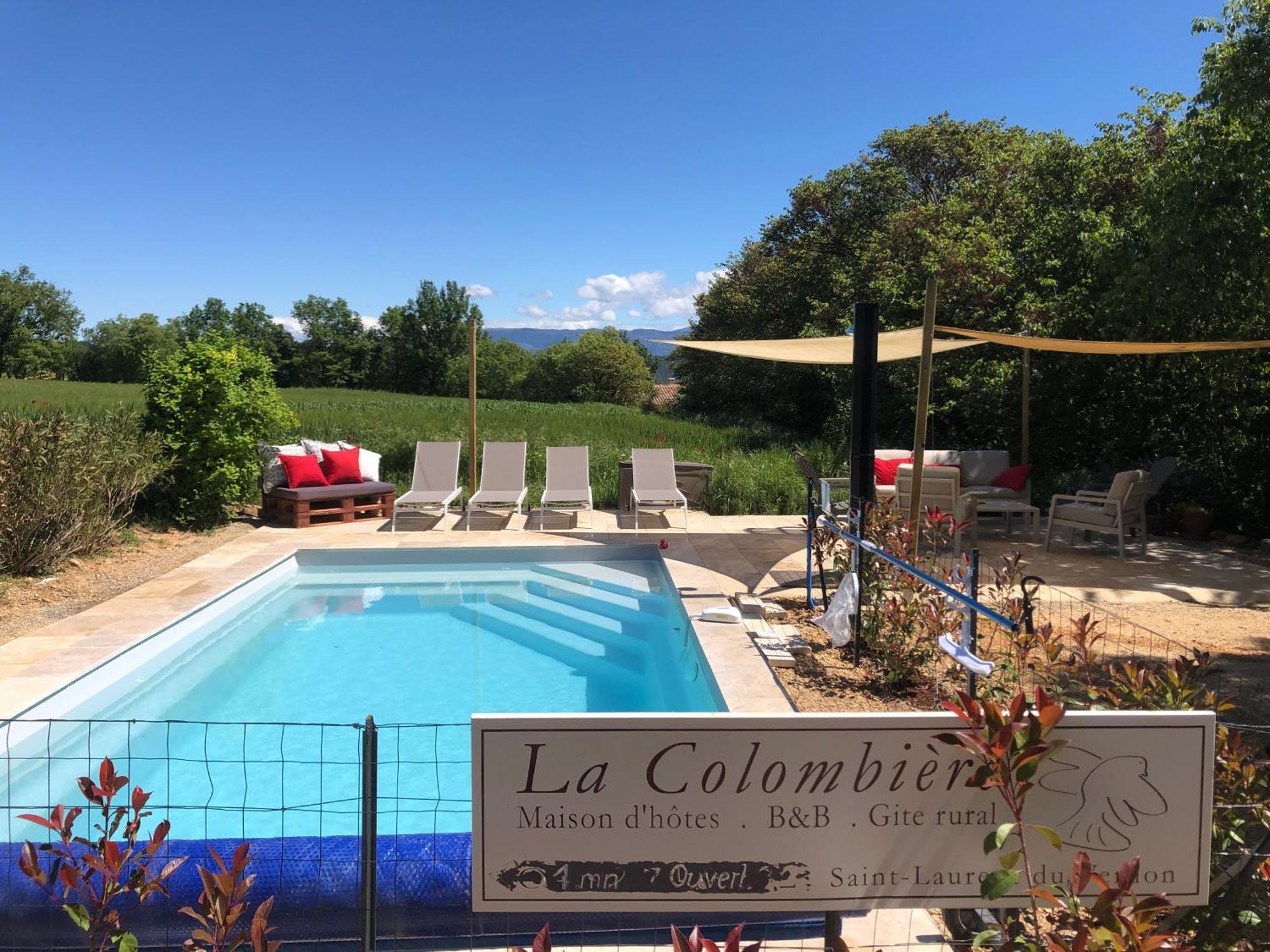 La Colombiere Du Chateau Saint-Laurent-du-Verdon Eksteriør billede